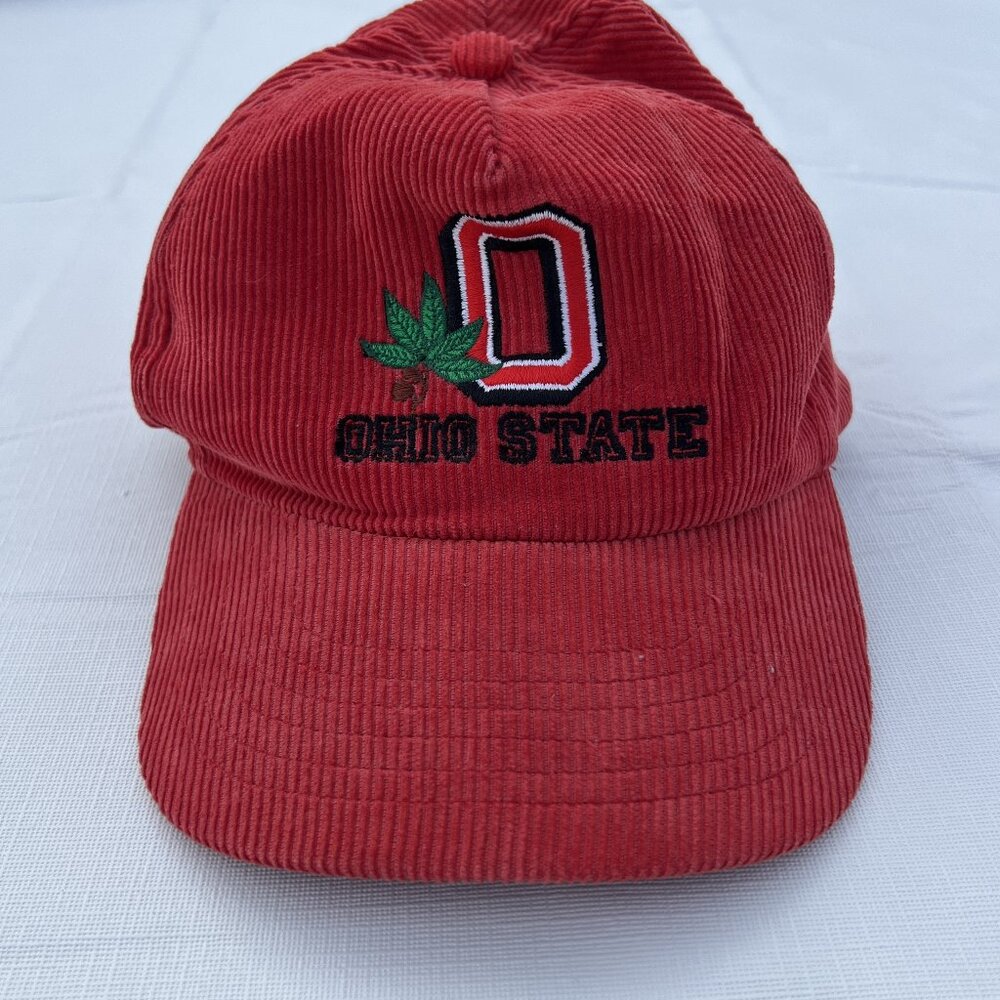 Vintage Pioneer Ohio State Buckeyes Corduroy Snap Back Hat